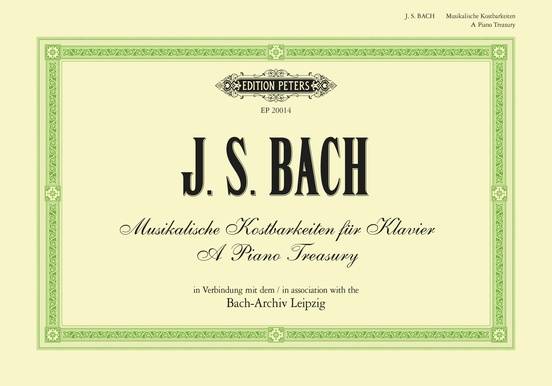 J.S. Bach: A Piano Treasury - Bach - Piano - Book