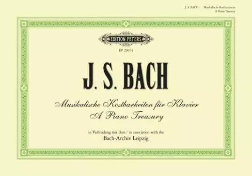 C.F. Peters Corporation - J.S. Bach: A Piano Treasury - Bach - Piano - Book