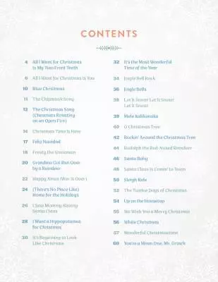 Gnome for the Holidays: 30 Christmas Songs You Gnome and Love with Festive Coloring Pages - Piano - Book