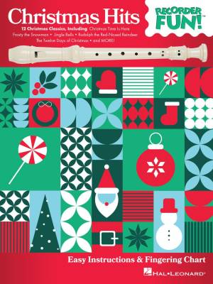 Hal Leonard - Christmas Hits: Recorder Fun! - Book/Recorder Pack