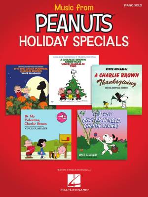Hal Leonard - Music from Peanuts Holiday Specials - Guaraldi -  Piano - Book
