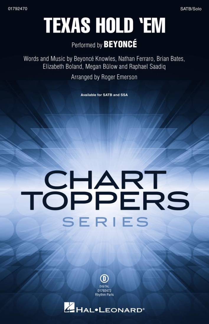 Texas Hold \'Em - Beyonce/Emerson - Choral Octavo - SATB Accompanied