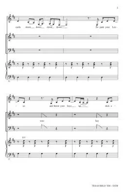 Texas Hold \'Em - Beyonce/Emerson - Choral Octavo - SATB Accompanied