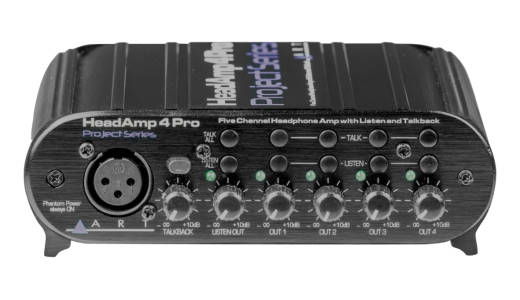 ART Pro Audio - ART HeadAmp4Pro with Aux Inputs and Talkback