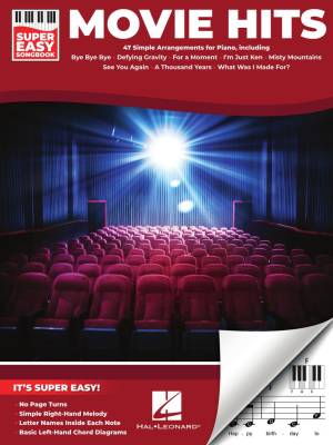 Hal Leonard - Movie Hits: Super Easy Songbook - Easy Piano - Book