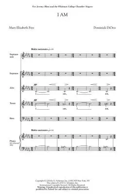I Am - DiOrio - Choral Octavo - SATB Divisi A Cappella