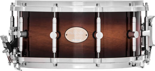 Majestic Percussion - 14x6.5 Walnut Prophonic Series Concert Snare Drum