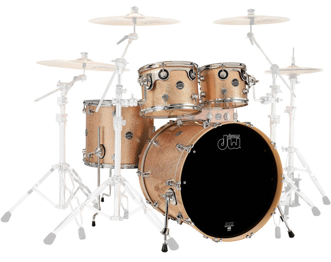 Limited Edition Performance Series 4-Piece Shell Pack (22,10,12,16) - Bermuda Sparkle