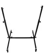 Lead Pan Stand with Casters - Powder Coat Black