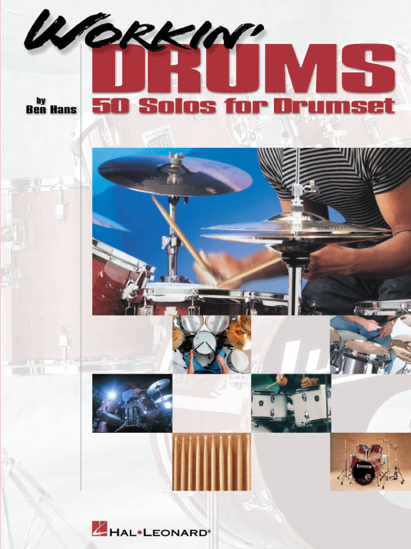 Workin\' Drums: 50 Solos For Drumset - Hans - Drum Set - Book