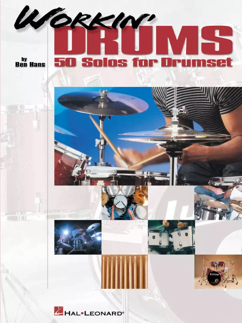 Workin\' Drums: 50 Solos For Drumset - Hans - Drum Set - Book