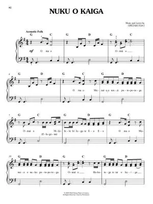 Moana 2 - Barlow/Bear/Mancina/Foa\'i - Piano - Book