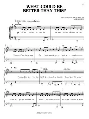 Moana 2 - Barlow/Bear/Mancina/Foa\'i - Piano - Book