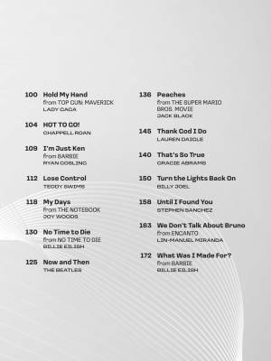 Popular Sheet Music of the 2020s: 30 Hit Songs - Easy Piano - Book