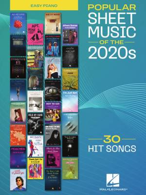 Hal Leonard - Popular Sheet Music of the 2020s: 30 Hit Songs - Easy Piano - Book