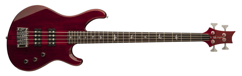 SE Kingfisher 4 String Bass Scarlet Red