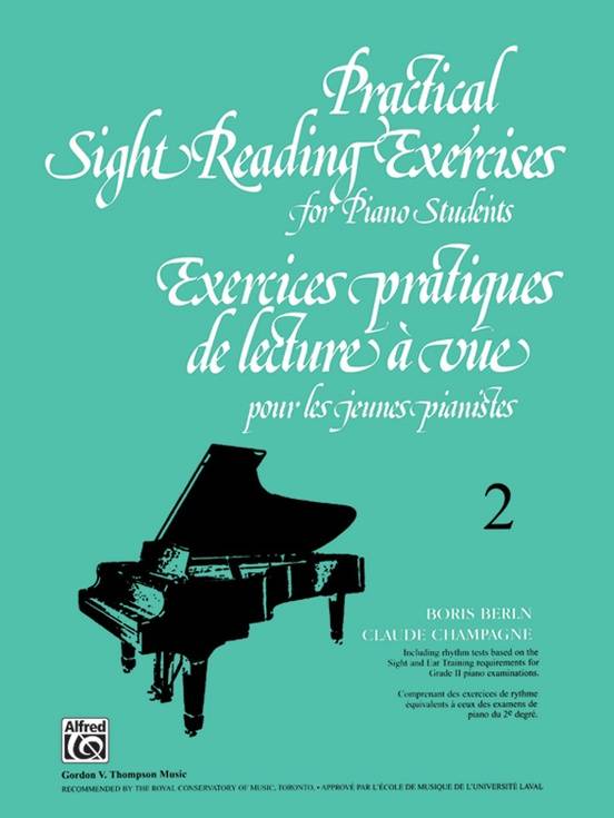 Practical Sight Reading Exercises for Piano Students, Book 2 - Berlin/Champagne - Piano - Book