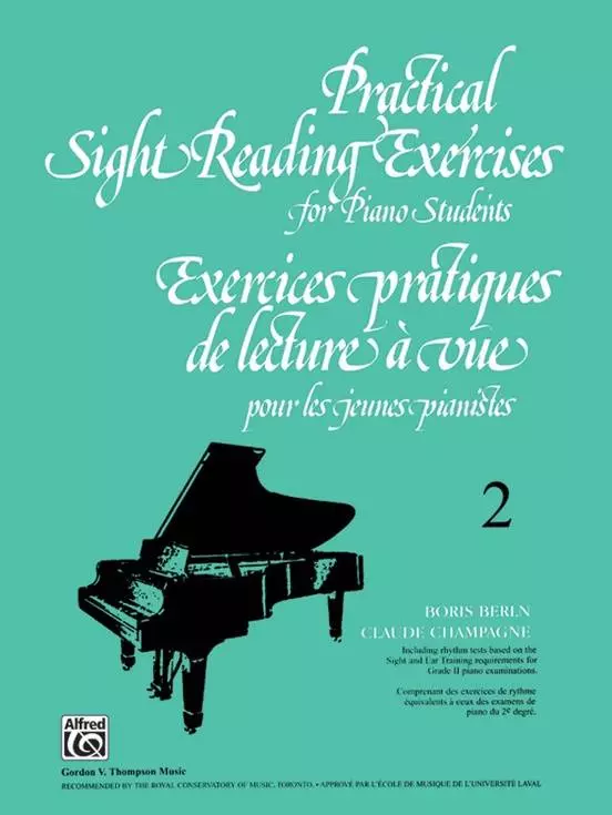 Practical Sight Reading Exercises for Piano Students, Book 2 - Berlin/Champagne - Piano - Book