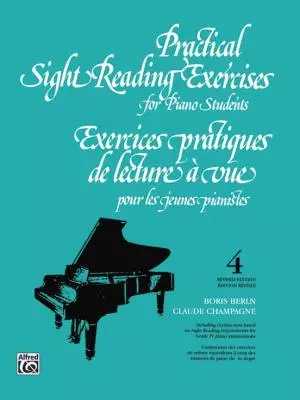 Alfred Publishing - Practical Sight Reading Exercises for Piano Students, Book 4 - Berlin/Champagne - Piano - Book