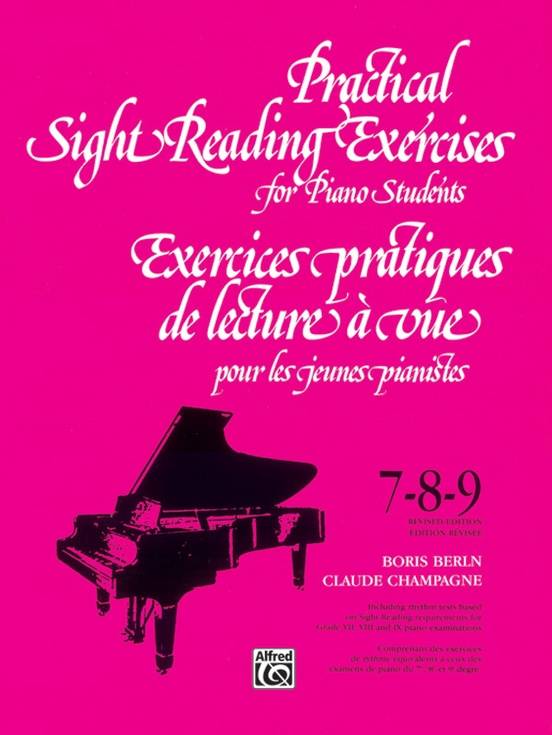 Practical Sight Reading Exercises for Piano Students, Books 7, 8, 9 - Berlin/Champagne - Piano - Book