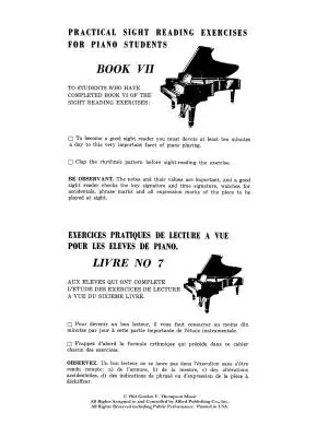 Practical Sight Reading Exercises for Piano Students, Books 7, 8, 9 - Berlin/Champagne - Piano - Book