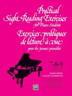 Alfred Publishing - Practical Sight Reading Exercises for Piano Students, Books 7, 8, 9 - Berlin/Champagne - Piano - Book