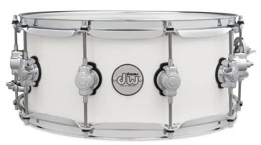Drum Workshop - Design Series Maple 6x14 Snare - White Gloss