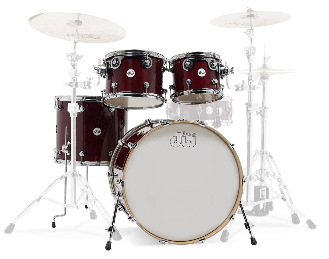 Design Series 4-Piece Shell Pack (22,10,12,16) - Cherry Stain