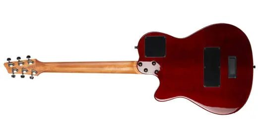 A6 Ultra Acoustic Electric Guitar w/Gig Bag - Denim Blue Flame