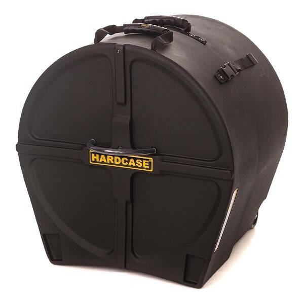 20\'\' Bass Drum Case with Wheels - Black