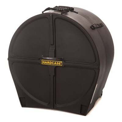 Hardcase - 28 Pipe Band Bass Drum Case - Black