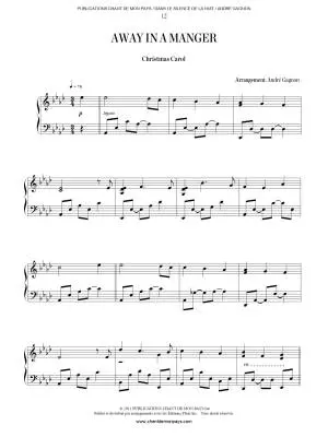 Dans le Silence dans la Nuit - Gagnon - Piano - Book