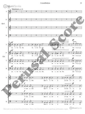Constellation - Saindon - SATB - Book