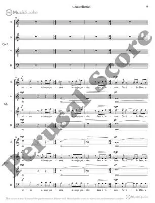Constellation - Saindon - SATB - Book
