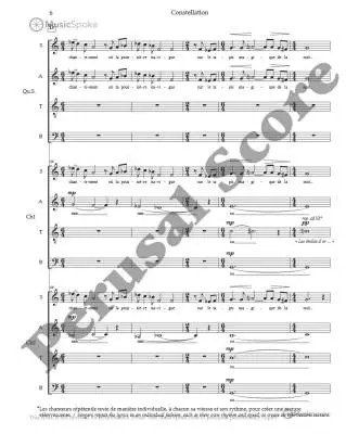 Constellation - Saindon - SATB - Book