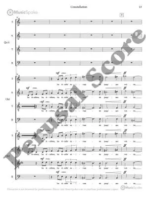 Constellation - Saindon - SATB - Book
