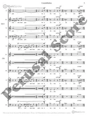 Constellation - Saindon - SATB - Book