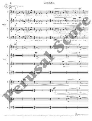 Constellation - Saindon - SATB - Book