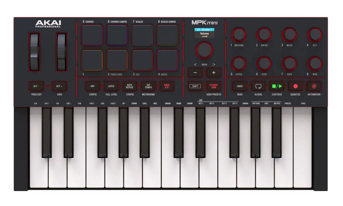 MPK Mini IV Compact Midi Controller - Black