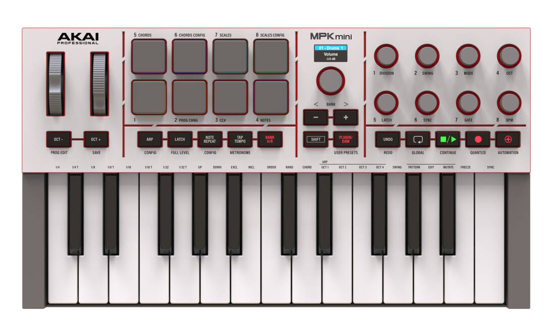 MPK Mini IV Compact Midi Controller - Grey