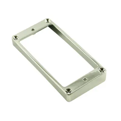 WD Music - Metal Humbucker Pickup Mounting Ring, High Arched - Chrome