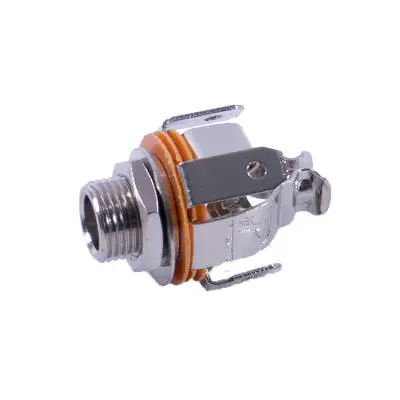 WD Music - Pure Tone Stereo Multi-Contact 1/4 in. Output Jack - Nickel (Single)