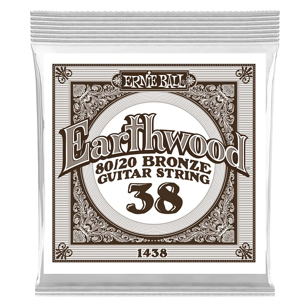 Earthwood 80/20 Bronze Acoustic Guitar Single String - 038W