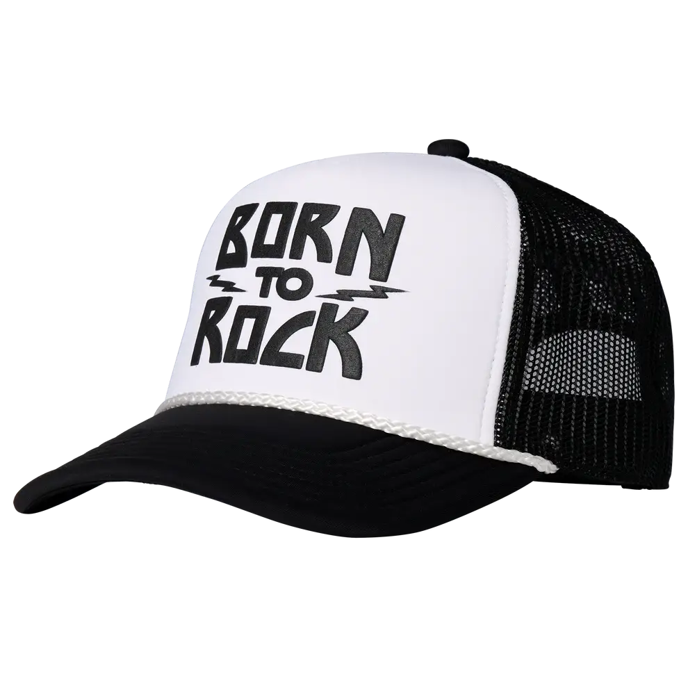 Kid\'s Born to Rock Trucker Hat