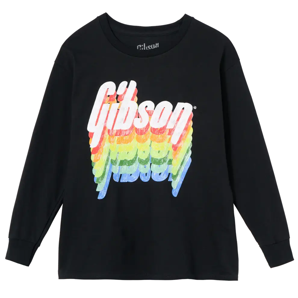 Kid\'s Rainbow Logo Longsleeve Tee - Small