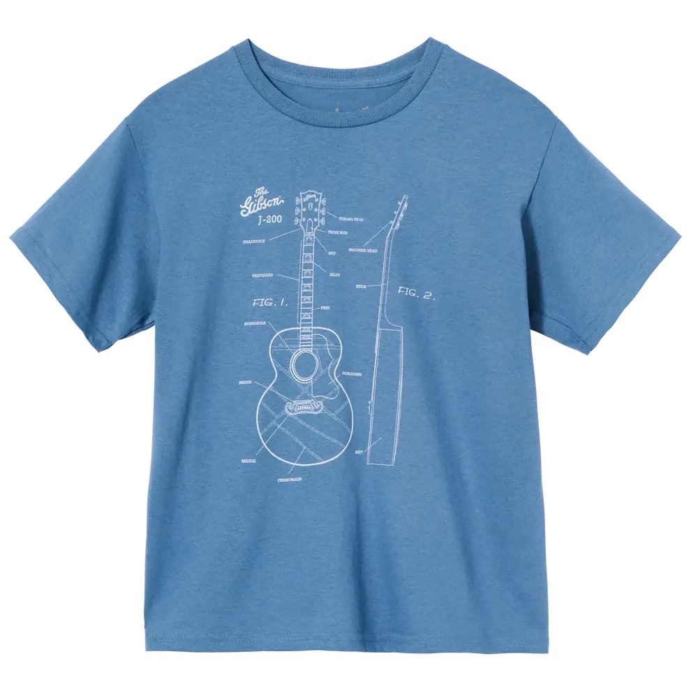 Kid\'s Acoustic Schematic Tee - Small