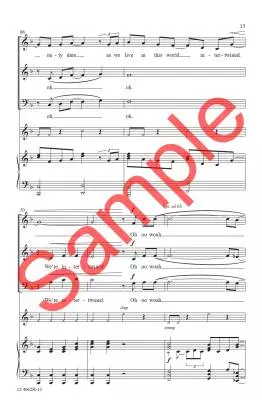 Cells - Dietz - Choral Octavo - SAB/Piano/Body Percussion