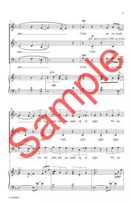 Cells - Dietz - Choral Octavo - SAB/Piano/Body Percussion