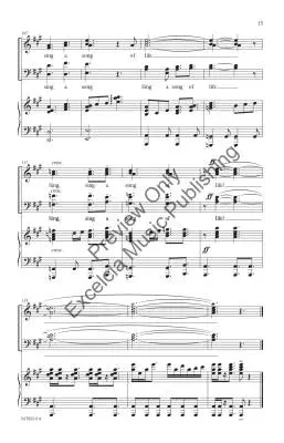 A Song of Life - Smith - Choral Octavo - SATB Accompanied