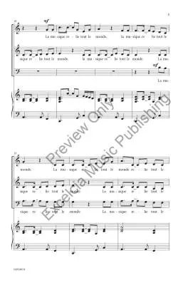 La Musique - Neenan - Choral Octavo - SAB Accompanied